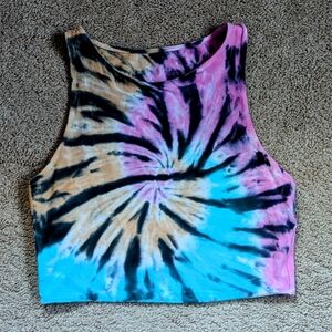 Aeropostale Tye dye crop tank Sz L